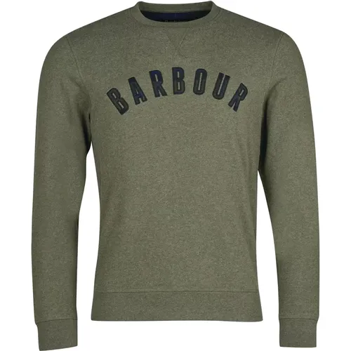 Klassischer Crew Neck Sweatshirt , Herren, Größe: M - Barbour - Modalova