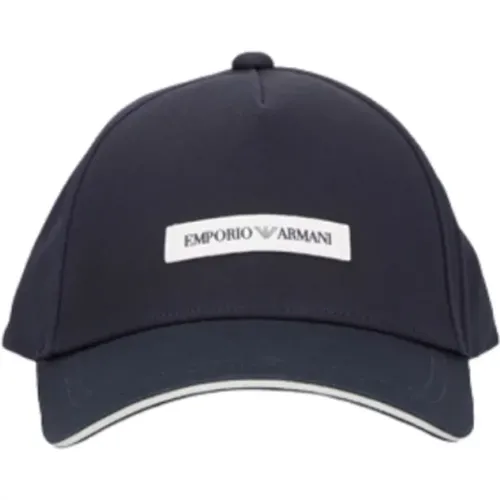 Visor Cap , male, Sizes: ONE SIZE - Emporio Armani - Modalova