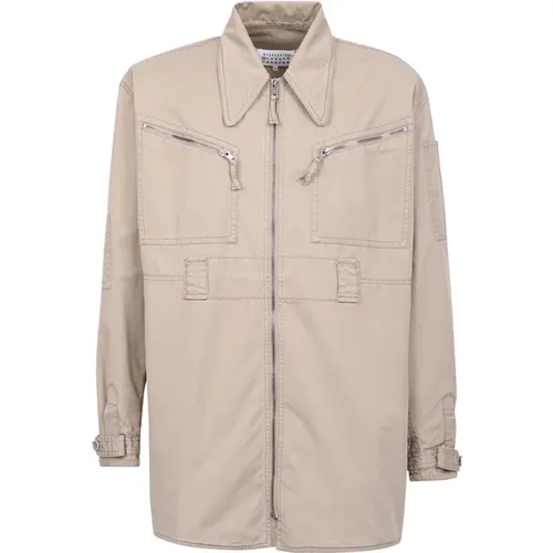 Lightweight Cotton Jacket , male, Sizes: L, M - Maison Margiela - Modalova