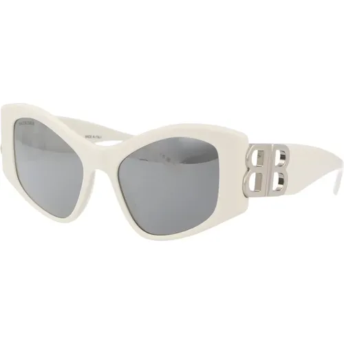 Stylische Sonnenbrille Bb0287S , Damen, Größe: 55 MM - Balenciaga - Modalova