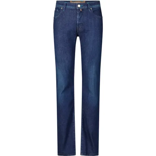 Zeitlose Slim Fit Jeans , Herren, Größe: W31 - Jacob Cohën - Modalova