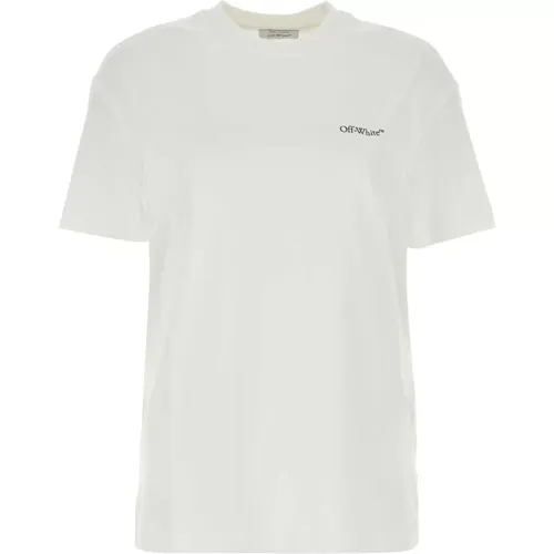 Weiße Baumwoll-T-Shirt Off White - Off White - Modalova