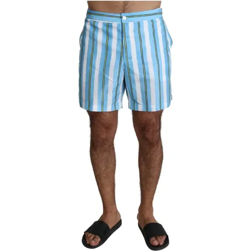 Beach Shorts with Elastic Waistband , male, Sizes: 2XL - Dolce & Gabbana - Modalova