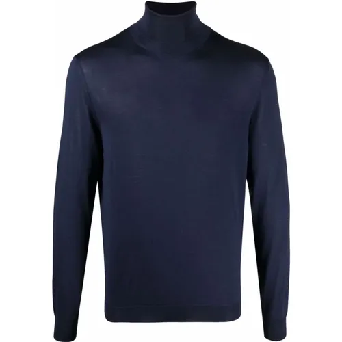 Marineblauer Rollkragenpullover , Herren, Größe: 2XL - Drumohr - Modalova