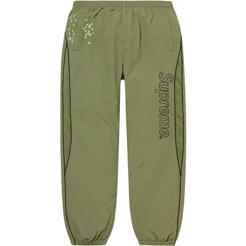 Glow-in-the-Dark Track Pant Olive , female, Sizes: M, L, S, XL - Supreme - Modalova