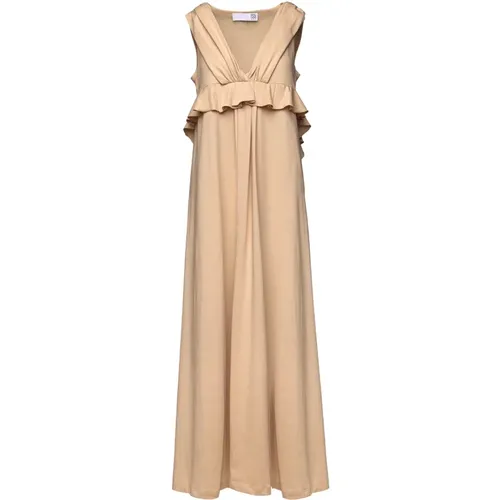 Langes Saturn Kleid , Damen, Größe: S - Douuod Woman - Modalova
