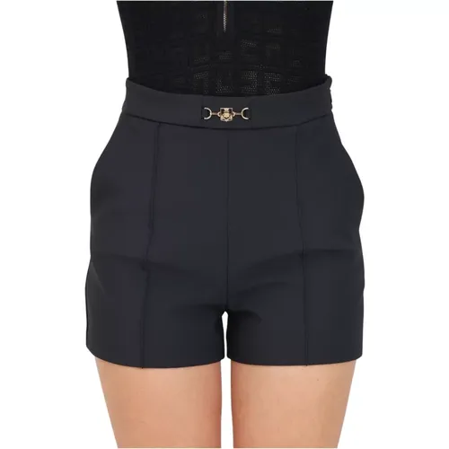 Elegante Schwarze Shorts - Elisabetta Franchi - Modalova