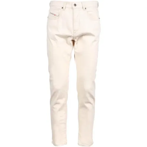 Weiße Slim-fit Jeans , Herren, Größe: W33 L32 - Diesel - Modalova