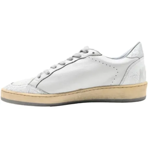 Ball Star Sneakers in /Silver , female, Sizes: 6 UK - Golden Goose - Modalova