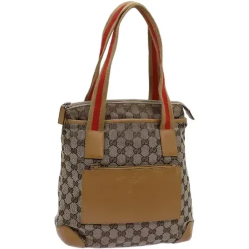 Pre-owned Canvas gucci-bags , female, Sizes: ONE SIZE - Gucci Vintage - Modalova