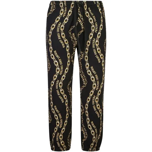 Schwarze Hose Stilvoll ***cv , Herren, Größe: M - Versace Jeans Couture - Modalova