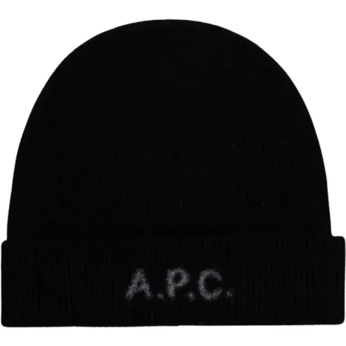 Schwarzer Harry Bonnet Hut , Herren, Größe: M - A.P.C. - Modalova