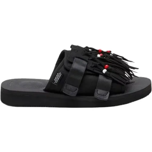 Schwarze Eco-Leder Sandalen Suicoke - Suicoke - Modalova