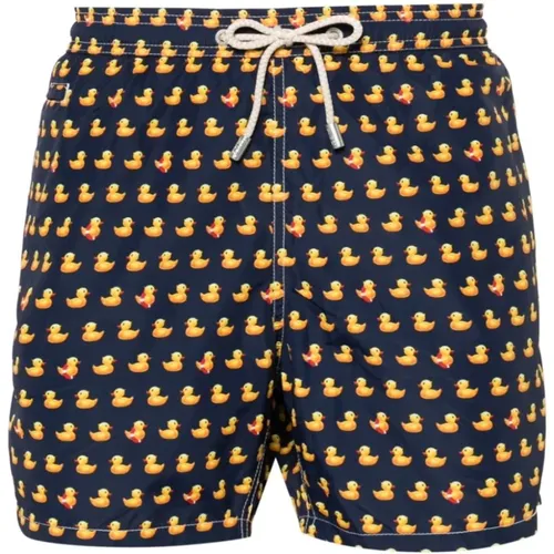 Ducky Print Swim Shorts , male, Sizes: XL, M - MC2 Saint Barth - Modalova