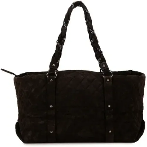 Pre-owned Suede totes , female, Sizes: ONE SIZE - Chanel Vintage - Modalova