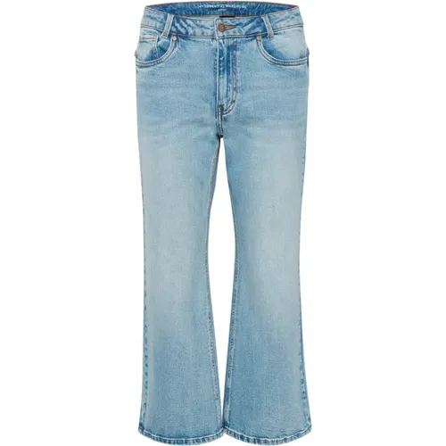 High Kick Flared Jeans - Light , female, Sizes: W31, W29, W25 - My Essential Wardrobe - Modalova