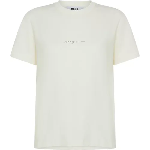 T-shirts and Polos , female, Sizes: L, M, S - Msgm - Modalova