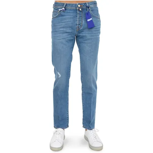 Straight Denim Jeans , male, Sizes: W31 - Jacob Cohën - Modalova
