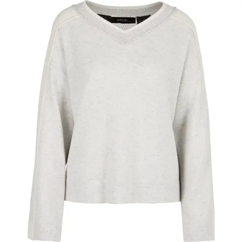 Oversized Woll-/Kaschmirpullover , Damen, Größe: L - Marc Cain - Modalova