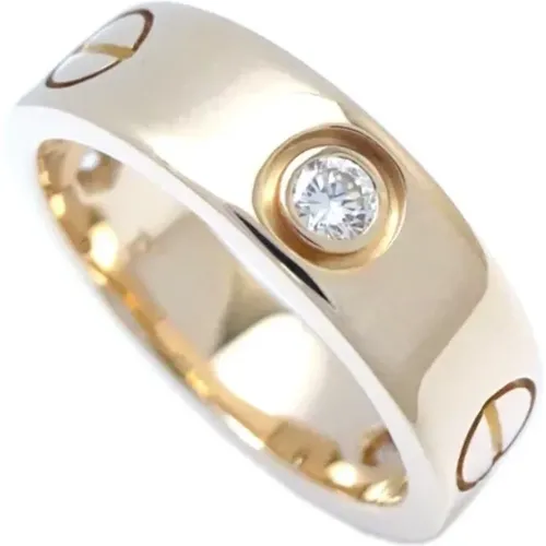 Pre-owned Gold rings , female, Sizes: ONE SIZE - Cartier Vintage - Modalova