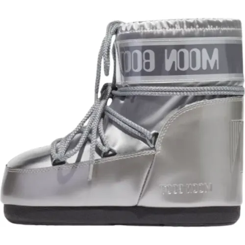 Icon Low Glace Slip-On Stiefel , Damen, Größe: 33 EU - moon boot - Modalova