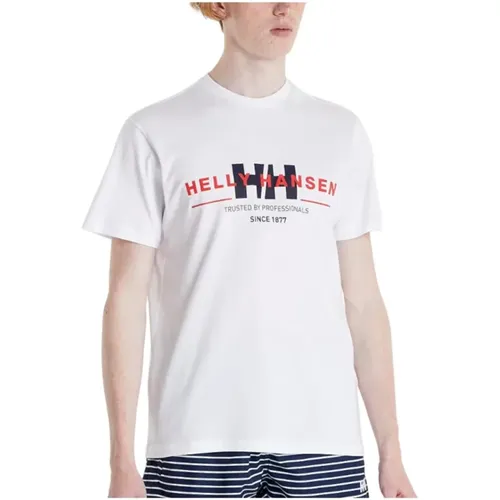 Core Grafik T-Shirt , Herren, Größe: S - Helly Hansen - Modalova