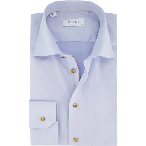 Light Shirt Dress - Wide Fit , male, Sizes: XL, 3XL, 4XL, L, 2XL, 5XL - Eton - Modalova