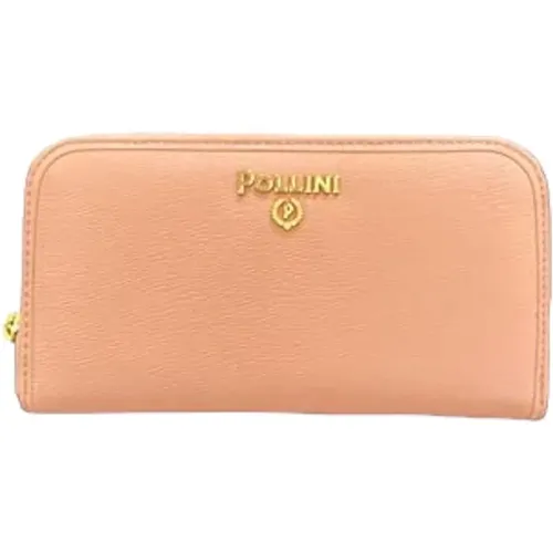 Womens Zip Wallet, Grained Sc5513Pp0Gsh , female, Sizes: ONE SIZE - Pollini - Modalova