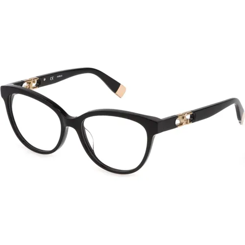 Vfu634 Eyeglasses , female, Sizes: 53 MM - Furla - Modalova