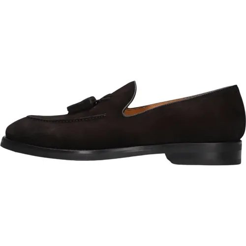 Braune Wildleder Loafers mit Quasten - Magnanni - Modalova