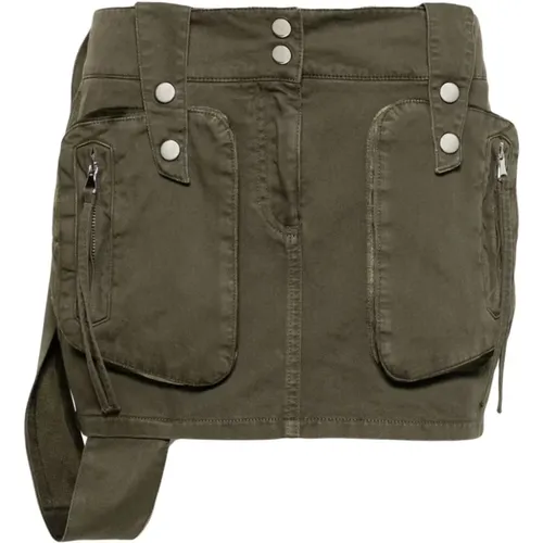 Militärrock mit Tasche , Damen, Größe: S - Blumarine - Modalova