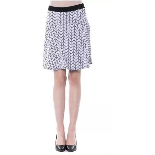 Black White Acrylic Tube Skirt , female, Sizes: 2XL, 3XL, XL - Byblos - Modalova