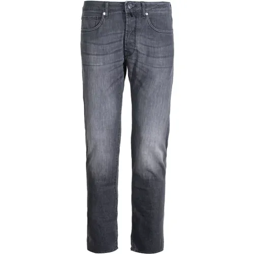 Blue Division Jeans Anthracite , male, Sizes: W31, W34, W38, W36 - Incotex - Modalova