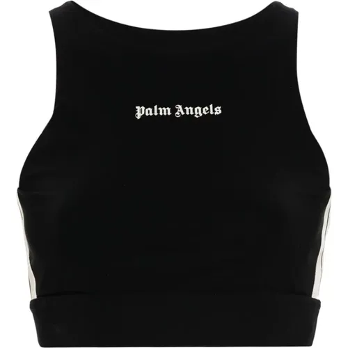Top with Style , female, Sizes: S, M, XS - Palm Angels - Modalova