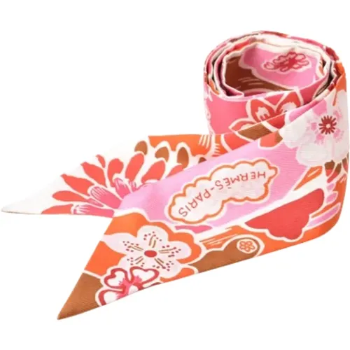 Pre-owned Canvas scarves , female, Sizes: ONE SIZE - Hermès Vintage - Modalova