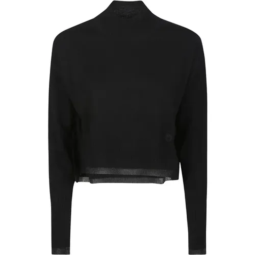 Flauschiger Strickpullover , Damen, Größe: S - pinko - Modalova