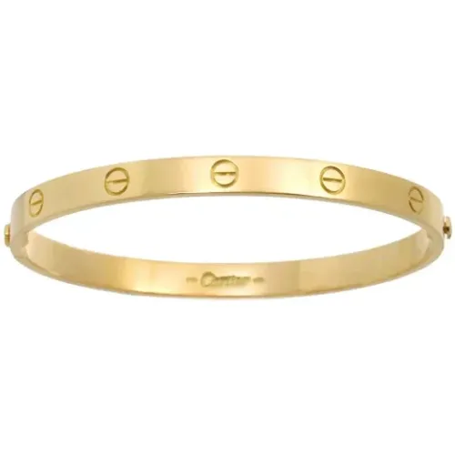 Pre-owned Gold bracelets , female, Sizes: ONE SIZE - Cartier Vintage - Modalova