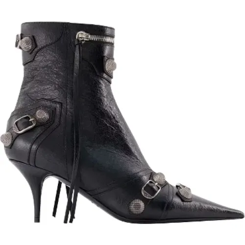 Leather boots , female, Sizes: 4 UK, 3 UK - Balenciaga - Modalova