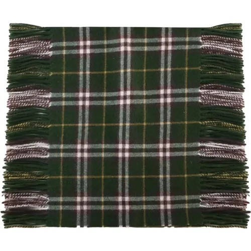 Cotton Blend Scarfs , male, Sizes: ONE SIZE - Burberry - Modalova