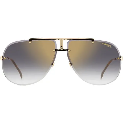 Rechteckige Sonnenbrille mit doppeltem flachem Steg - Carrera - Modalova