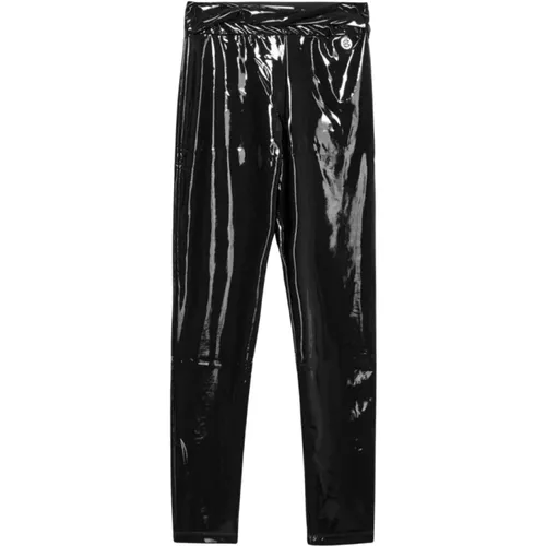 Vinyl Pants, , female, Sizes: XS, 2XS - Gaëlle Paris - Modalova