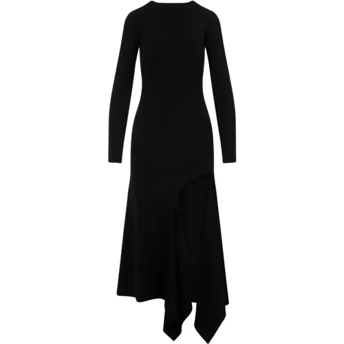 Schwarzes Kleid mit Hohem Schlitz - Y/Project - Modalova
