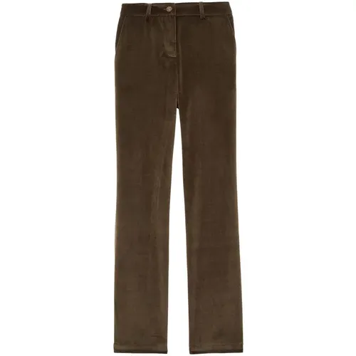 Dunkel Khaki Cordhose , Damen, Größe: M - Ines De La Fressange Paris - Modalova