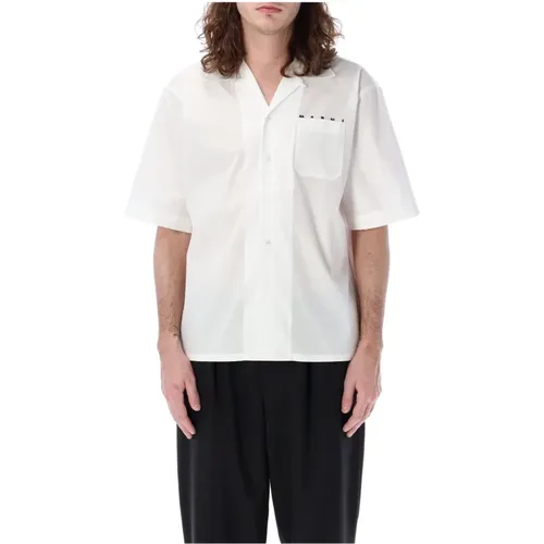 Logo Bowling Hemd,Stilvolle Hemden Kollektion - Marni - Modalova
