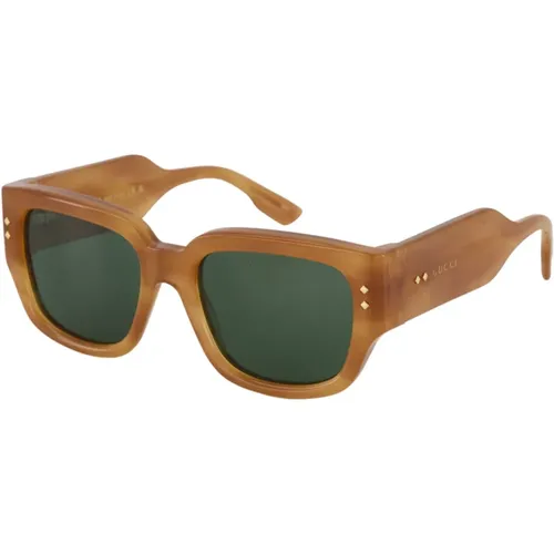 Bold Square ;Gg1261S; Sunglasses /Havana , unisex, Sizes: 54 MM - Gucci - Modalova
