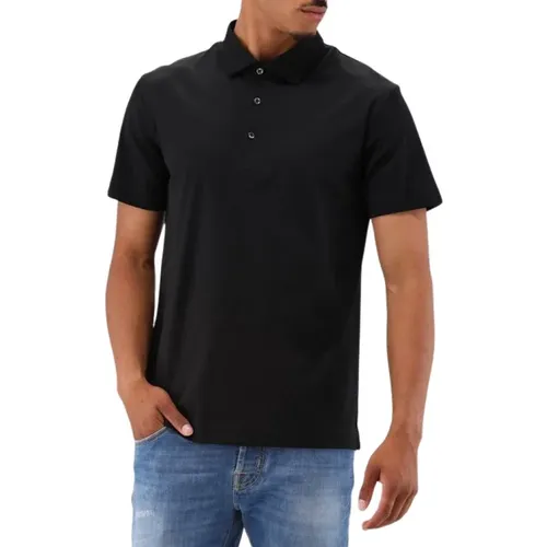 Schwarzes Supima Polo Shirt Valenza - Valenza - Modalova