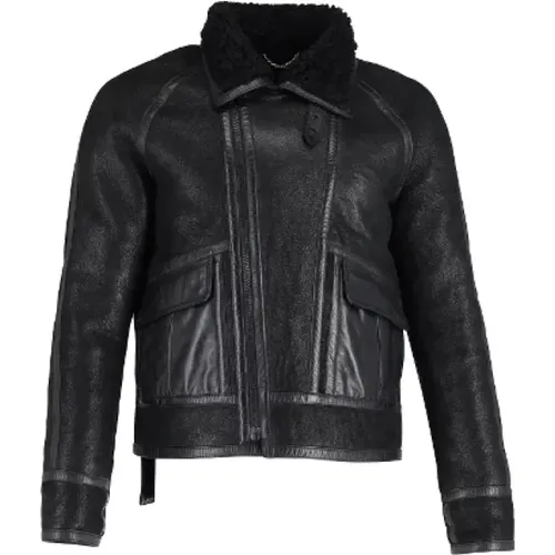 Pre-owned Leather outerwear , female, Sizes: XL - Balenciaga Vintage - Modalova