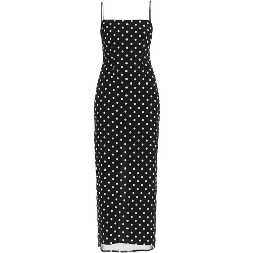 Polka Dot Sequin Midi Dress , female, Sizes: XS, S - Rotate Birger Christensen - Modalova