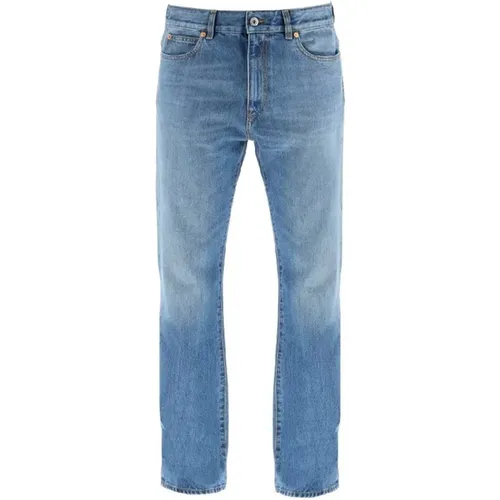 Cotton Denim Jeans , male, Sizes: W30 - Valentino - Modalova