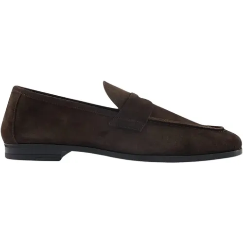 Suede Sean Twisted Band Loafer , male, Sizes: 4 UK - Tom Ford - Modalova